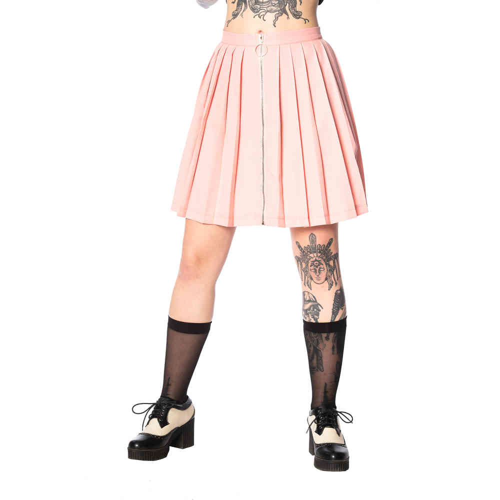 Banned - URBAN VAMP Jupe - Rose